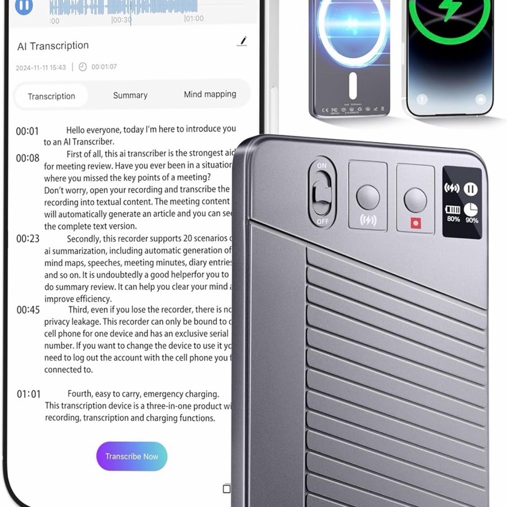 AI Voice Digital Voice Recorder